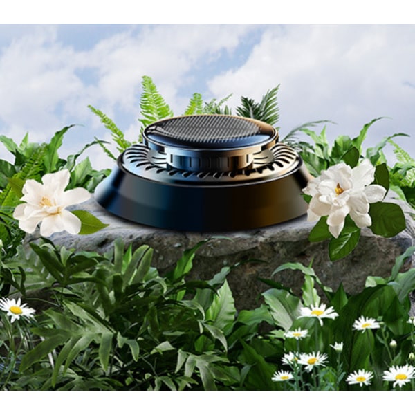 Musta - Cologne Car Deodorant Rotating Solar Deodorant, Silencer,