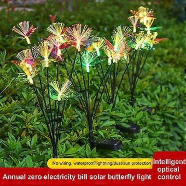 Utendørs Solcellelampe Hagelampe Dekorativ Lampe Festivallampe Lampe Jordspydlampe Villalampe