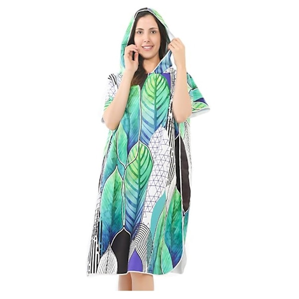 Uimahuivi Vaihtopyyhe Surf Poncho - Ylisuuri Aikuisten Uimapyyhe H