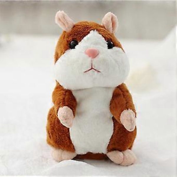 Snakkende Hamster Plysjleketøy, Gjenta Det Du Sier Morsomme Utstoppede Leker for Barn