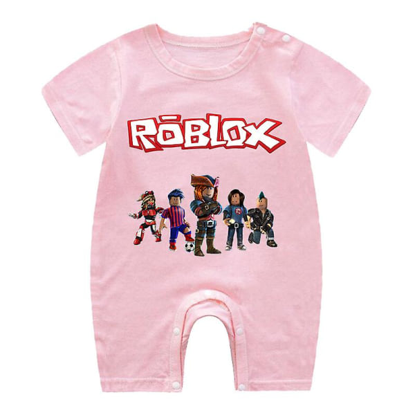 Roblox Baby Clothe Kids Summer Clothes Baby Boy Accessories Baby Girls Outfit New Born Baby Clothes Bodysuits One-pieces Rompers 66cm 7