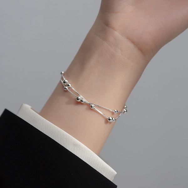 925 Sterling Sølv til Kvinner, Ankelarmbånd for Kvinner, Basic Chain