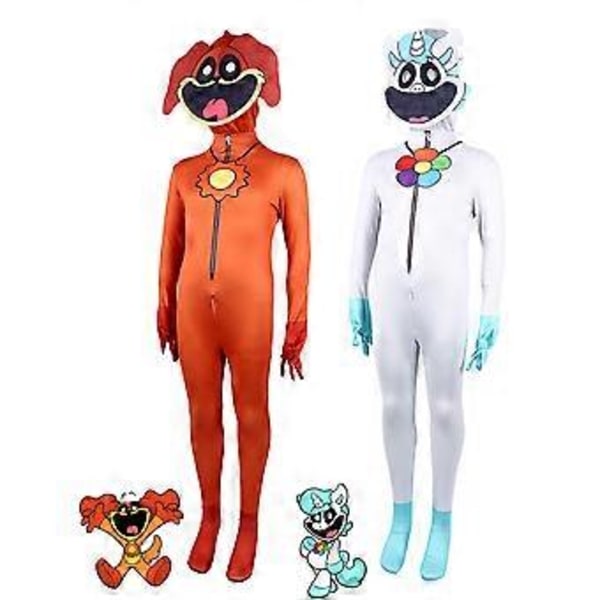 Poppy Playtime 3 Smiling Critters Cosplay Jumpsuit Katnap Miss Delight Halloween Kostym för Vuxna (190 Cat Nap)