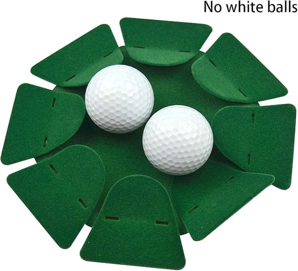 2 stk golf puttingkopp og flagg putt treningshull all-direction overflate