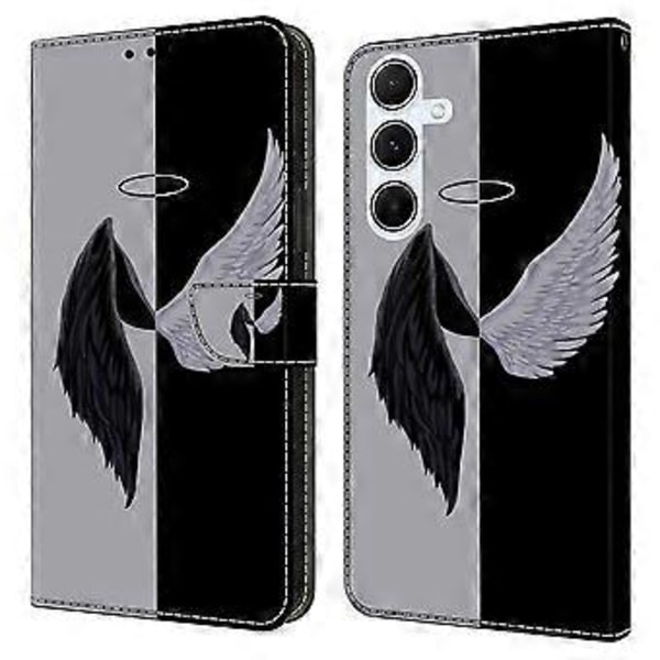 Til Samsung Galaxy A16 5G/4G Etui Magnetisk Lås 3D Mønster Læder Wallet Telefon Cover (Style C)