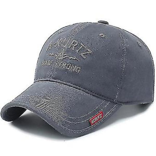 Baseball Cap Blød Udendørs Fritid Vild Ungdom Mænd (grå)