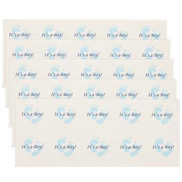 50 arkkia lahjarasian sinetöintitarrapaperia, tehty lahjarasian tarra itseliimautuva karkkirasian tarra (taivaansininen)
