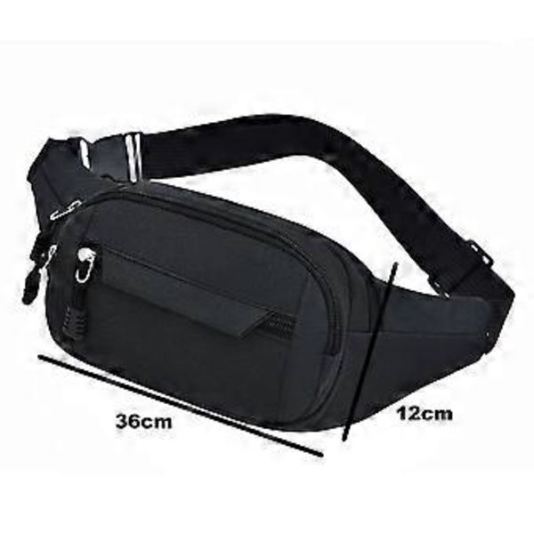 Midjeväsk: Löparbälte Running Bag Beltbag Sport Slank Fashionabel för Jogging Vandring Kvinna Man style1594
