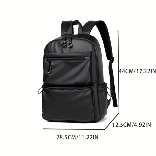 One Pack 14-tums ryggsäck för män Reseryggsäck Casual datorväska Koreansk modetrend Student skolväska Blå