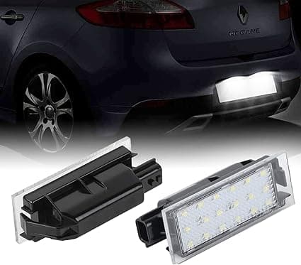 2X LED-skyltbelysning för Renault Vel Satis Twingo 2 Clio 3 Clio 4 Es