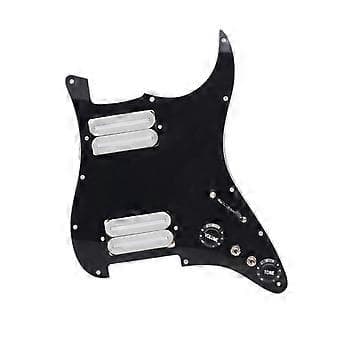 Elektriske gitarer plekterbrett pickup-enhet ripeplate praktisk solid (svart hvit)