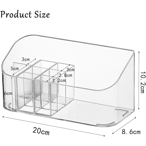 Makeup Organizer Kosmetisk Opbevaringsboks Klar Desktop Organizer til