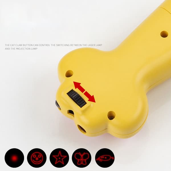 1 stk. (sort, ca. 92*47*18mm) Kattepegepind, Interaktiv LED-kat