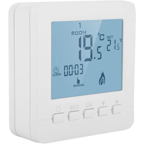 Hjem Programmerbare Termostater RF Trådløs Intelligent Flammehemmende