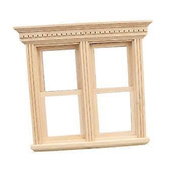 1:12 Dockskåpsfönster Miniatyr Tillbehör för Kök Vardagsrum Sovrum