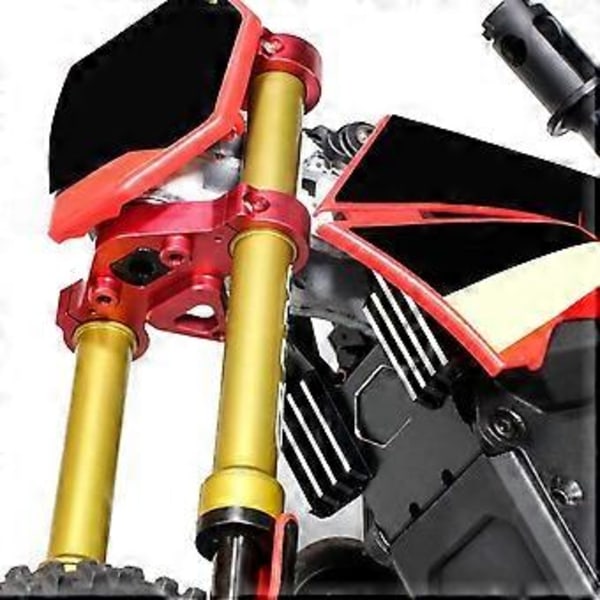För 1/4 Promoto-MX Elektrisk Motorcykel Aluminiumlegering Främre Kran Sitsstöd 261010 Silver