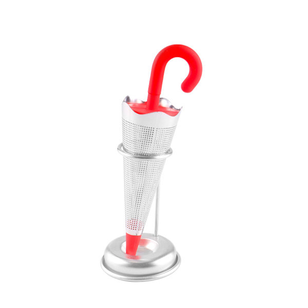 Silikon Teinfuser, Stor Blå Parasoll Kreativ Løsblad Te