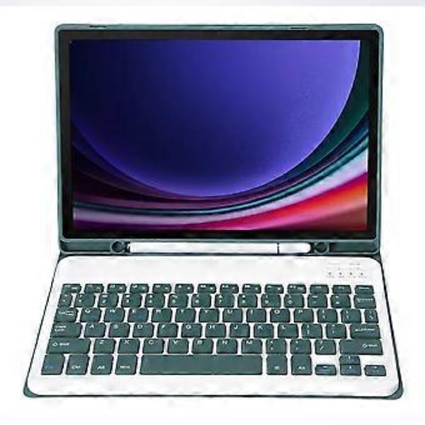 Tyyppi D A710B Samsung Galaxy Tab S9 X710/X716B/X718U Bluetooth-näppäimistö Suojakotelo PU+TPU (Tyyli D)