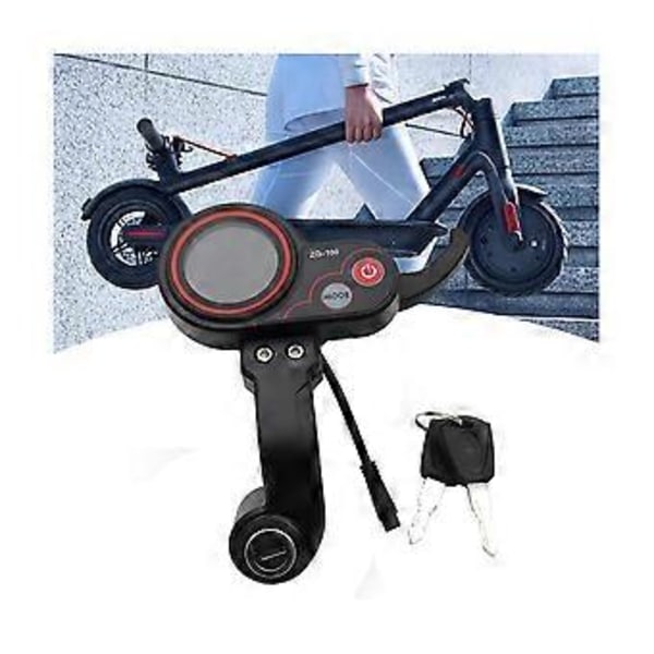 ZQ-100 Mätare för körsträcka med justerbar hastighet, elmopedmätare 6-stifts display för elscooter