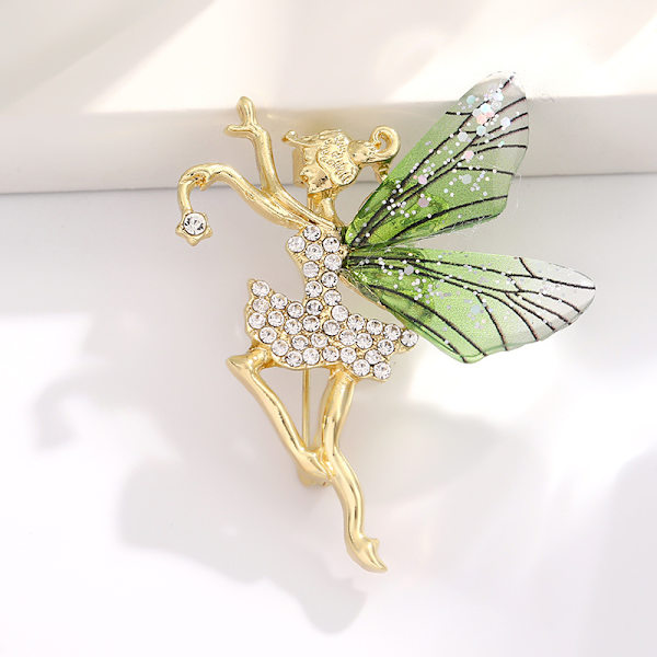 2 st balett dans flickor brosch nålar strass dansare dansande broscher