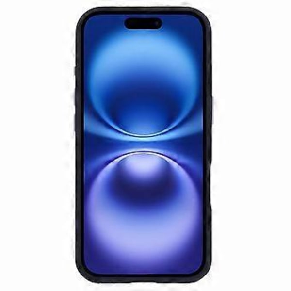 For iPhone 16 Deksel TPU+PC Krystallklar Bakside med Hull for Lanyard (Stil B)