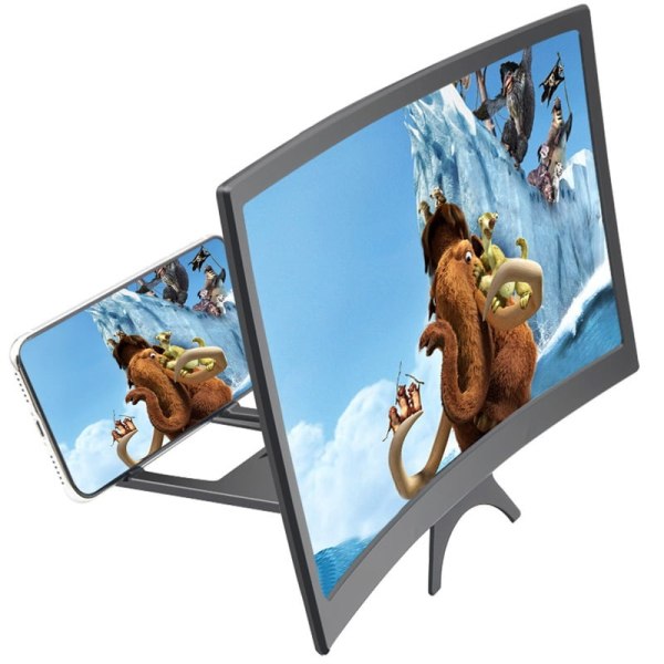 3D Mobiltelefon Skærm Forstør Forstørrelse HD Video Forstærker Stand