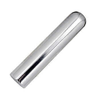 Elektrisk gitar slide i rustfritt stål, solid, 84 mm lengde