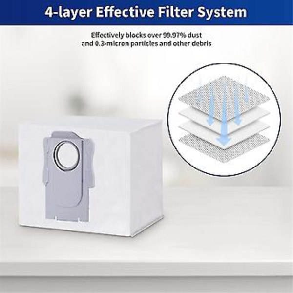 Tilbehørspakke til S8+/s8 Pro Ultra Robotstøvsugere - Reservedele, Rullebørster, Støvsuger ( )
