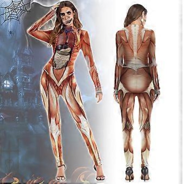 Halloween-asu naisille, trikoo, lavaesiintymisasut, Halloween-cosplay-juhla-asut (M)