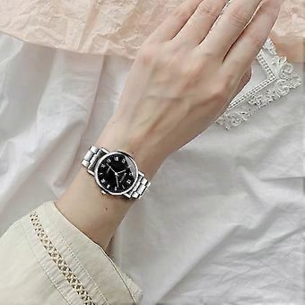 Hvide Herremode Stålure Kronograf Armbåndsure - Et Sofistikeret Ur til Den Moderne Mand!  E