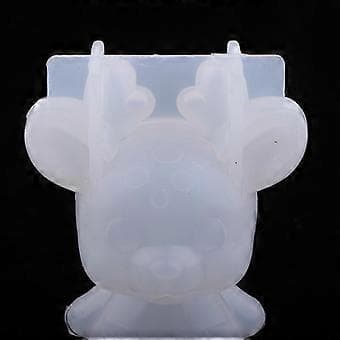 Sød Elk Milu Hjorteformet Silikoneform, Resin Støbe Epoxyform til DIY