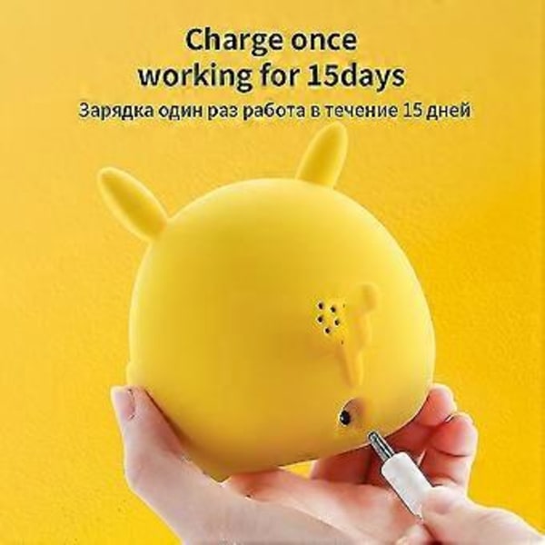 Kreativ smart student väckarklocka USB-laddning röststyrd skrivbords digital LED-klocka tecknad barn väckarklocka (B)