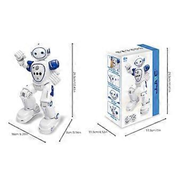 RC Robot Leksak, Fjärrstyrd Robot Gestkännande Programmerbar Smart Robot för Barn 3 4 5 6 7 8 12 År Gamla Flickor Pojkar Julgåvor Present( )