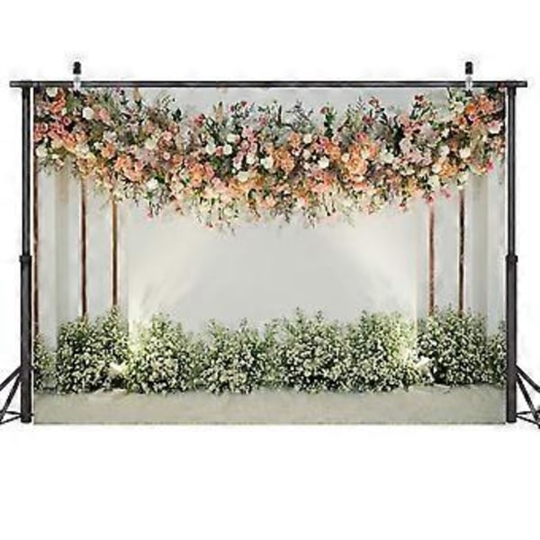 Fotobakgrundstyg för Festtillbehör, Fotografering av Blomsterbåge, Fotobakgrunder för Bröllop, Babyshower, Födelsedagsfest Dekoration (Stil 11)