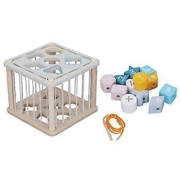 Leksaker för Pojkar Flickor Baby FormSorteringsleksaker Kognitiv Träning Olika Spelupplägg Klassisk Träleksak Med 12 Former för Hem Utomhus( )