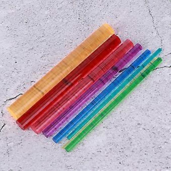 8 st DIY Akrylstav Mandala Prickverktyg Stenmålning Prickverktyg Snideri Keramik Nagelkonst Verktyg #1 Mönster Prickverktyg