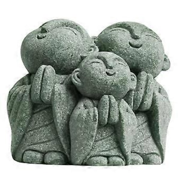 Sten Buddha Tepet Traditionell Buddha Ornament Kontorsbord Buddha Figur
