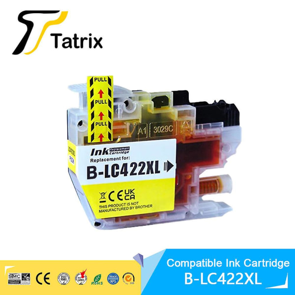 Tatrix High Capacity Lc422xl Lc422 Compatible Ink Cartridge For Brother Mfc-j5340dw Mfc-j5345dw Mfc-j5740dw Mfc-j6540dw J6940dw 1pcs Magenta