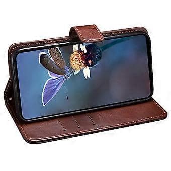 IDEWEI Deksel til TCL 505 Crazy Horse Tekstur Lær Folio Telefon Deksel (Stil E)