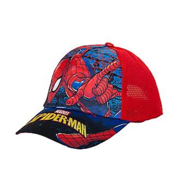 Spiderman Tryckt Barn Mesh Baseball Cap Hatt Superhjälte Justerbar Sport Solskydd Hatt För Pojkar Flickor (C)