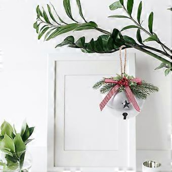 Jultema Pine Cone Berry Bell Dekoration Festival DIY Hängande Jul Klocka Dekoration