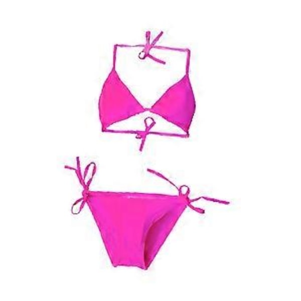 Dame Bikini Badedragt Sæt Komfortabel Dame Badedragt til Klub Vandaktiviteter (rosarød)