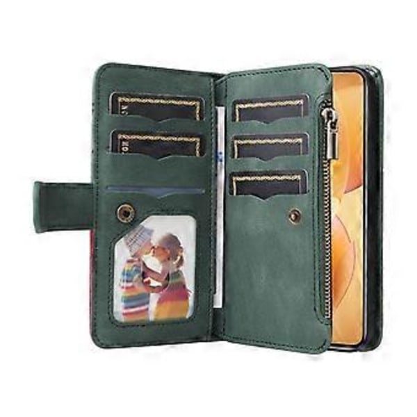 KT Multi-Function Series-5 Xiaomi 14T Pro -kotelolle Vetoketjullinen lompakko Nahkainen puhelinkotelo Jalusta (Tyyli D)
