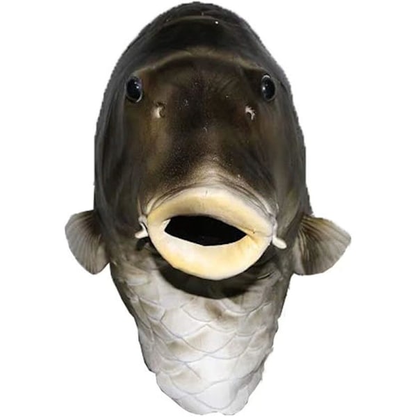 Rabatt Fiske Maske Halloween Kostyme Party Animal Full Head Cosplay