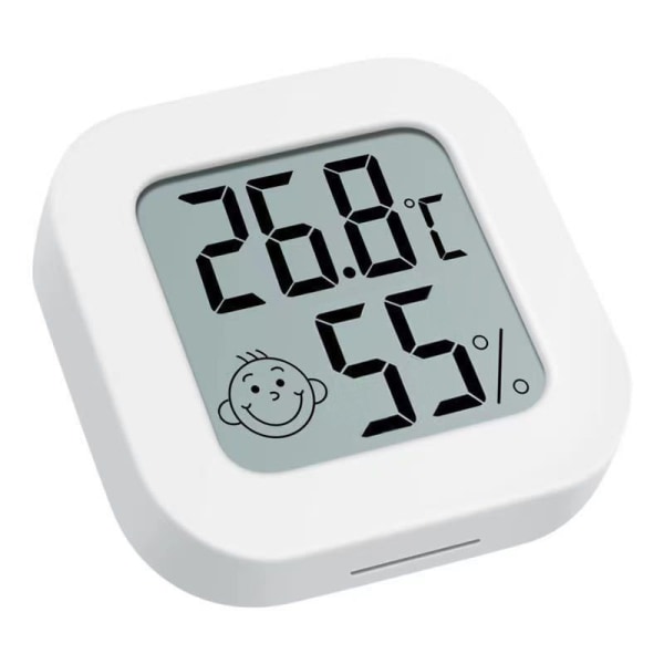 Mini LCD-termometer i ét stykke, digitalt hygrometer-termometer, I