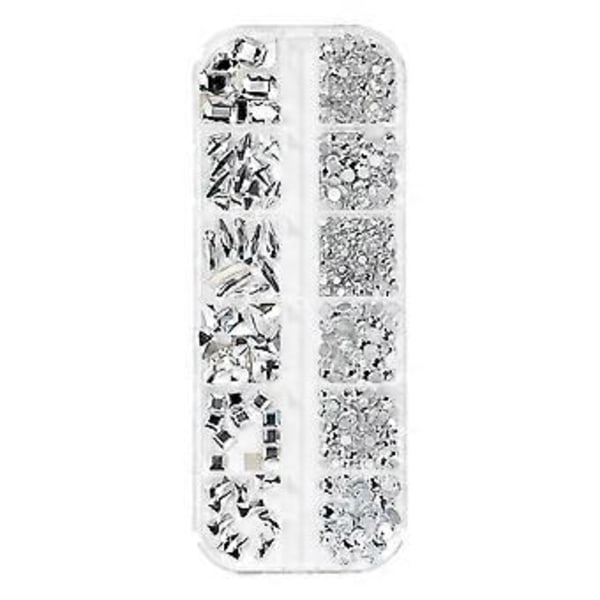Kristall Nagelkonst Strass, för Kvinnor Flickor Nageldesign DIY Hantverk Kläder Skor Smycken