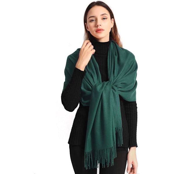 Pashmina-sjal för kvinnor, vinteraccessoar, bröllopsgäst, fest, mjuk och tjock, 200 x 70cm