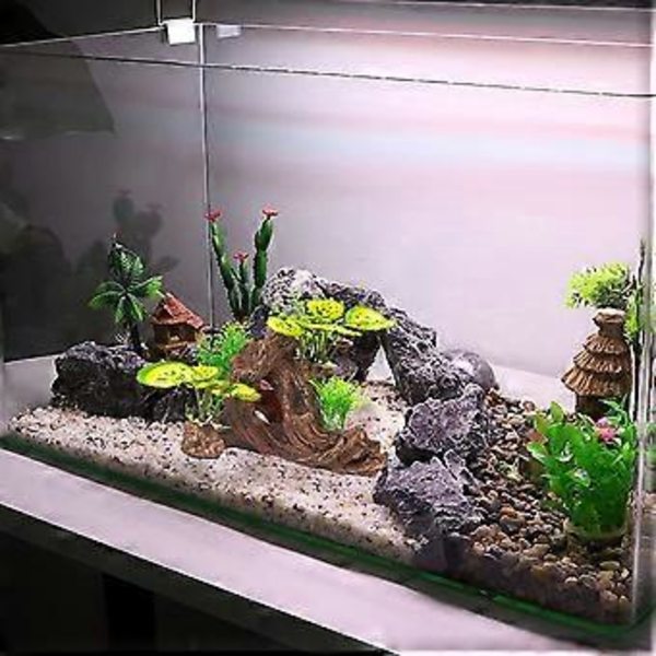 Til bruk i akvarium og fiskekar dekorasjon, akvarium planter og kunstige planter.  style121