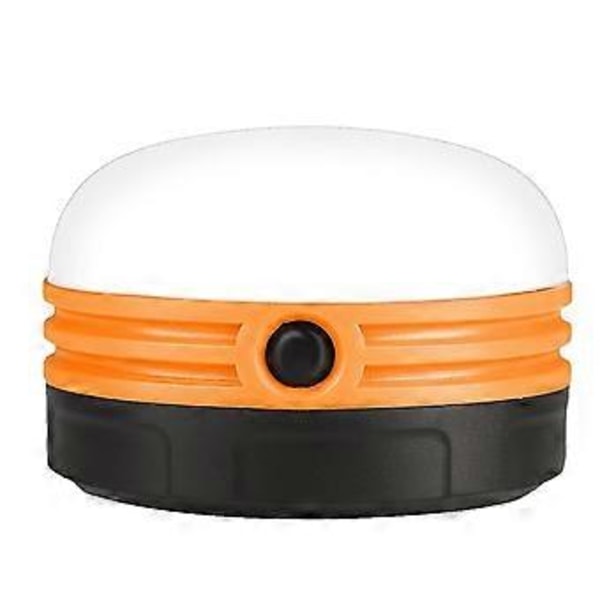 Bärbar LED-lampa för utomhusbruk, dimbar nattlampa för camping och nödsituationer (Orange)