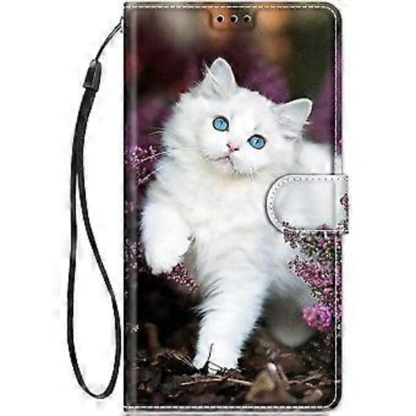 (Style 13) ChoosEU Etui til Huawei P Smart 2019 Læder Etui med Silikone Stødsikkert Wallet Flip Etui og Folio Stand Funktion Stilfuldt Mønster til Piger